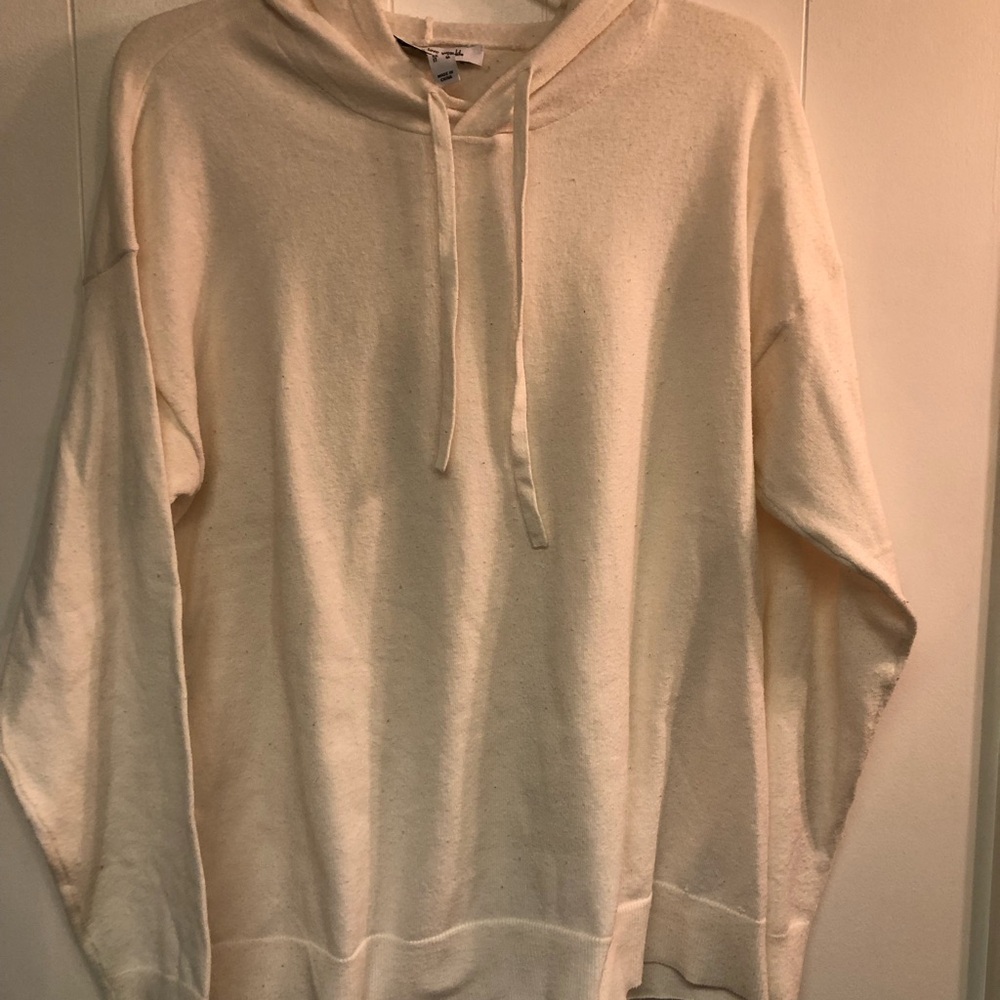 Peace Love World Off-White Hoodie